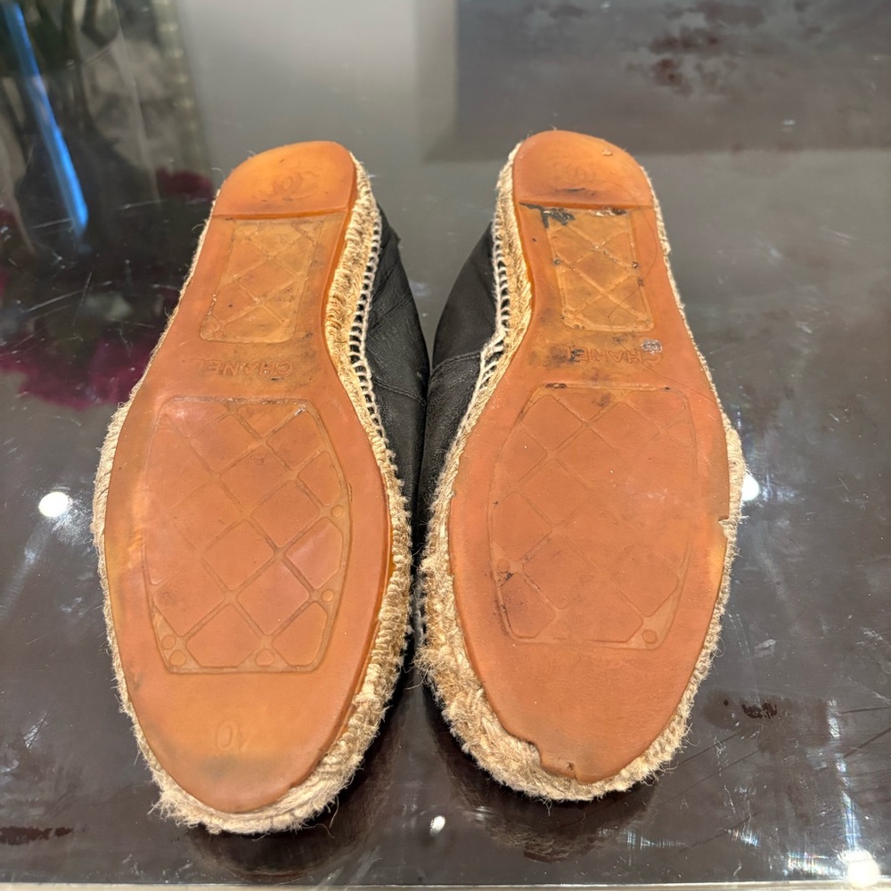 Chanel Black Espadrilles - Picture 2 of 3